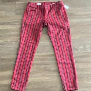 Gap 1969 plaid punk jeans